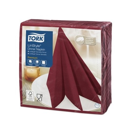 Guardanapos 39x39 1Fl Bordeaux TORK Linstyle 50un