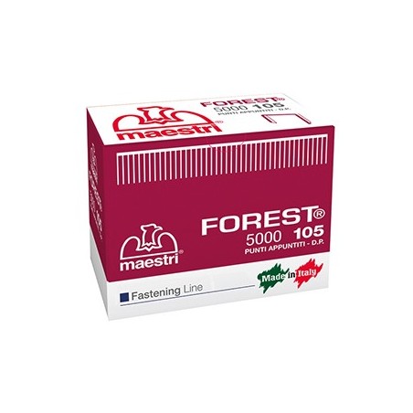 Agrafo 105 Forest (5mm) para Rocamatica 114 Cx. 5000un