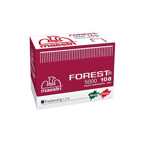 Agrafo 108 Forest (8mm) para Rocamatica 114 Cx. 5000un
