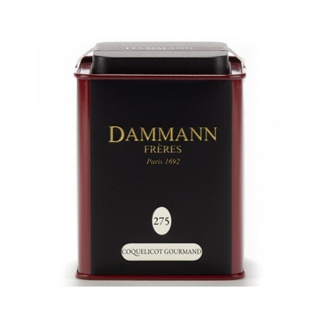 Chá Lata Coquelicot Gourmand Dammann Nº275 80g