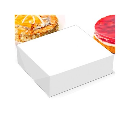 Caixa c/Tampa Cartolina Branca 38x28x9,5cm Pack25