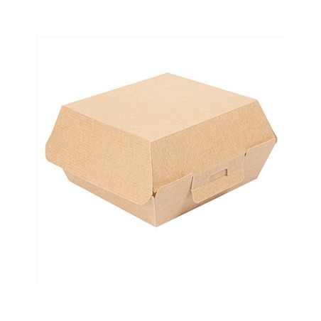 Caixa Hamburguer THEPACK Cor Natural 6,2x12,5x13cm 50un
