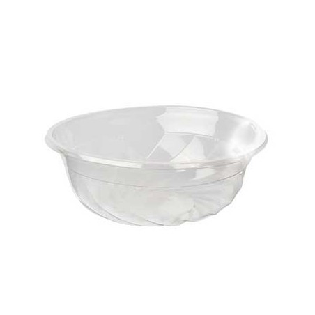 Saladeira em PLA Redondo Transparente 1100ml 50un