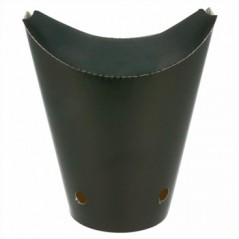 Caixa Cartolina Cor Preto p/ Batatas Fritas 480ml 50un