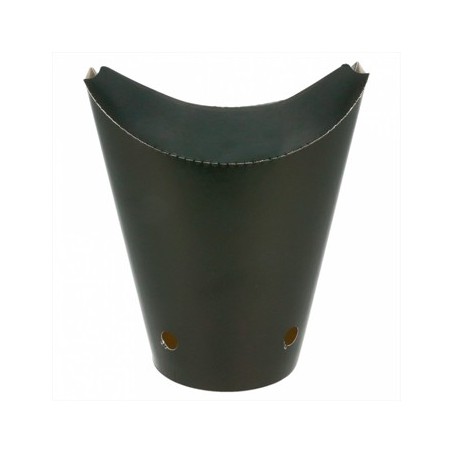 Caixa Cartolina Cor Preto p/ Batatas Fritas 480ml 50un