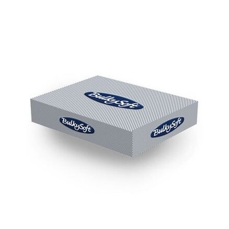 Lenços Papel Facial Bulkysoft 15.4x21cm 75un