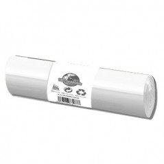Sacos Lixo Plast 100Lts Branco Carga20k 85x105cm-Rolo20u / M