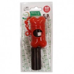 2un Acessório + Saco Higiénico Animais 2 Rolos x 20 Sacos 40