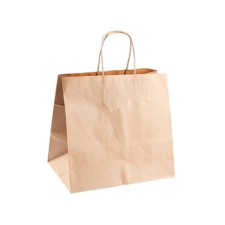 200un Saco 32x20x31cm Papel Kraft c/Asas 115g 1un