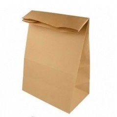 300un Saco sem Asas 24x14x37cm Papel Kraft 080g 1un