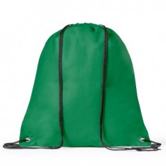 5un Saco Mochila Non-Woven 37x41cm com Ilhós Verde