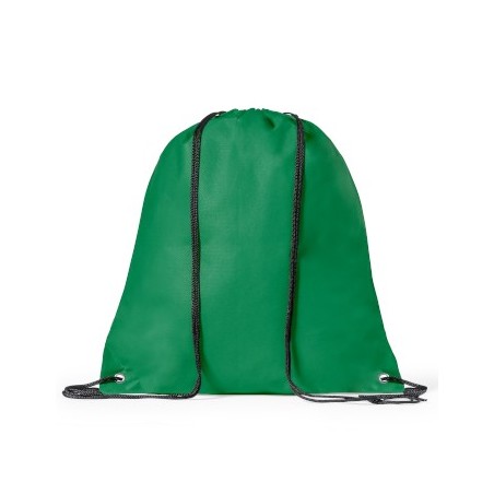 5un Saco Mochila Non-Woven 37x41cm com Ilhós Verde