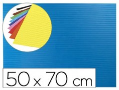 GOMA EVA ONDULADA LIDERPAPEL 50X70CM 2,2MM DE ESPESSURA AZUL