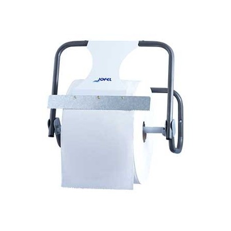 Suporte  P/Rolo Papel Industrial para Parede Aço Laminado