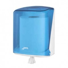 Dispensador Toalhas Rolo Extracao Central Azul