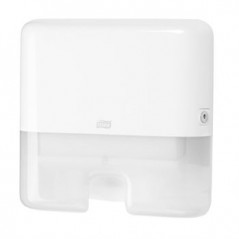 Dispensador Mini Toalhas Mao Zig-Zag TORK H2 Branco - 1un /