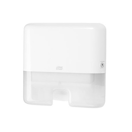 Dispensador Mini Toalhas Mao Zig-Zag TORK H2 Branco - 1un /