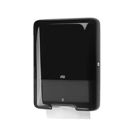 Dispensador Toalhas Mao Zig-Zag TORK H3 Preto - 1un / Manute