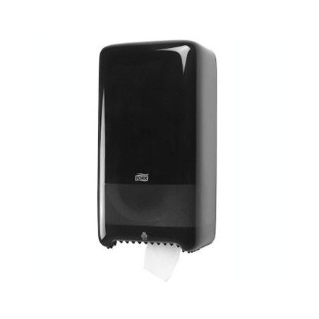Dispensador Duplo Papel Higienico TORK T6  Cor Preto / Manut