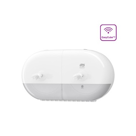 Dispensador Papel Hig. TORK T9 SmartOne Mini Duplo Branco /