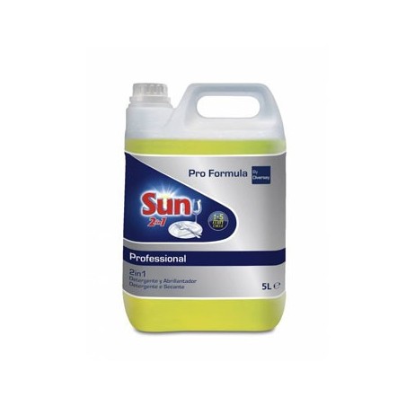 Detergente + Secante Liquido Sun PF 2in1 5 Litros