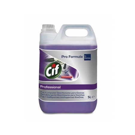 Detergente Desinfetante Cif PF 2in1 p/Cozinhas 5L