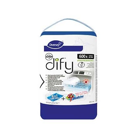 Detergente 6em1 Suma MA1 C/Secante ate 600 lavagens 40 Saq