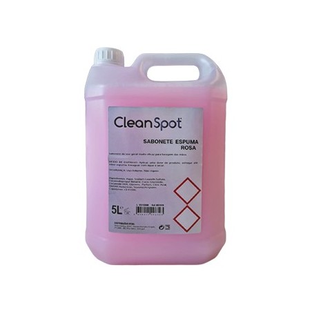 Sabonete Espuma Maos CleanSpot Rosa (5 Litros)