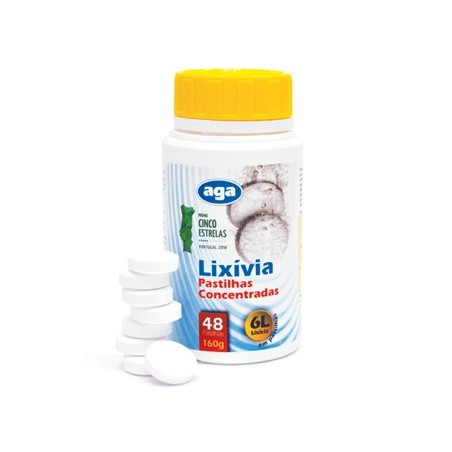 Lixivia em Pastilha Sólida (1 Pastilha Para 6 Litros) 48un