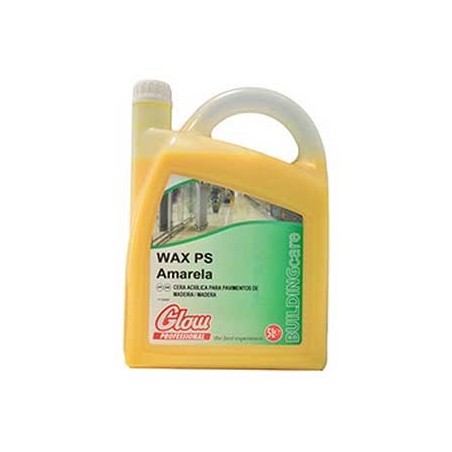Cera Acrilica para pavimentos em madeira Amarela GLOW 5 Litr