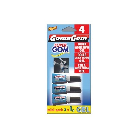 2un Cola Rápida 1g Instantânea Gel Mini Pack Blister 3un