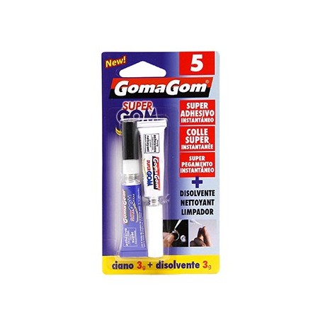 2un Cola Rápida 3g Instantânea + Dissolvente 1g Blister