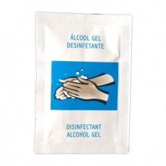 Saqueta c/Gel Desinfectante 3ml  Cx 500un