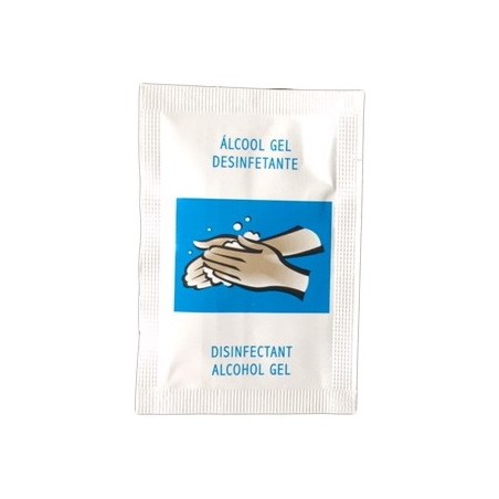 Saqueta c/Gel Desinfectante 3ml  Cx 500un