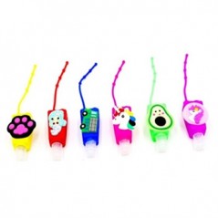 12un Pocket Gel Silicone Criança Frasco Vazio Sortido 30ml 1