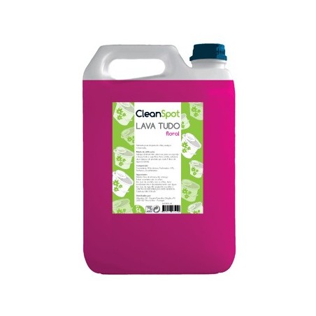 Detergente Lava Tudo Floral Cleanspot (5 Litros) / Manutenca