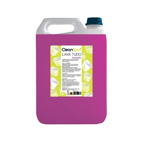 Detergente Lava Tudo Lavanda Cleanspot (5 Litros) / Manutenc