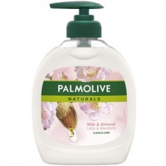 3un Sabonete Líquido Mãos Palmolive Leite Amêndoa 300ml