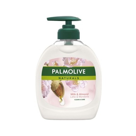 3un Sabonete Líquido Mãos Palmolive Leite Amêndoa 300ml