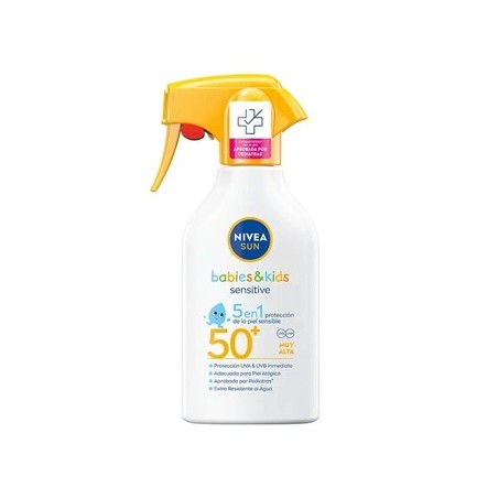 Protetor Solar SPF50+ Nivea Sun Babies & Kids 5in1 270ml