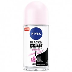 3un Desodorizante Roll-On Nivea Black White Invisible 50ml