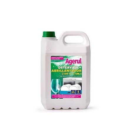 AGERUL Detergente+Abrilhantador p/ Loica Maquina 2 em 1 5Lts