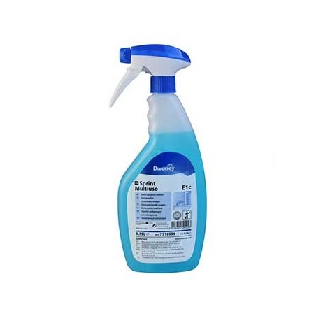 Detergente Multiusos Sprint Alcalino P/Vidros/Espelhos 0,75L