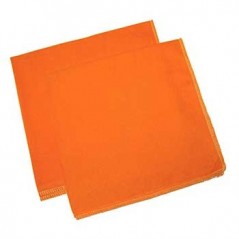 Pano Po Flanela (Qualid Standard) Laranja 50x50cm-(Pack12) /
