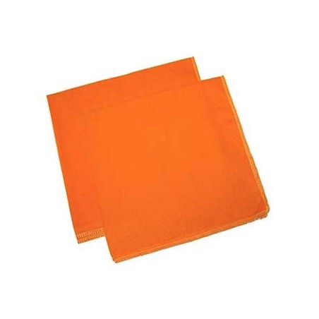 Pano Po Flanela (Qualid Standard) Laranja 50x50cm-(Pack12) /