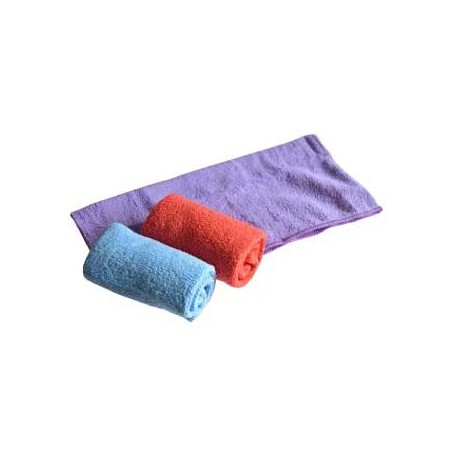 Panos Microfibras 32x32cm Roxo/Azul/Vermelho (Pack 3un)