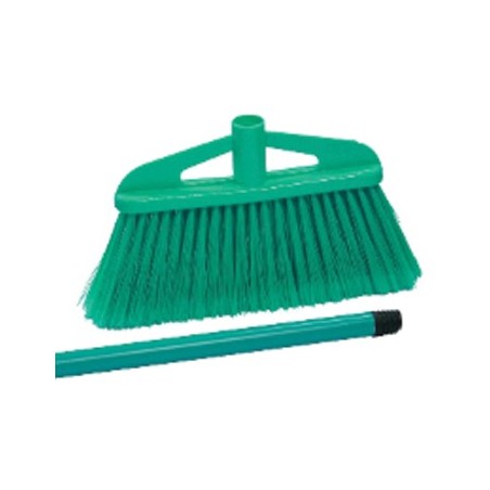 Vassoura Nylon Despontada Super - Pelo Macio - com Cabo / M