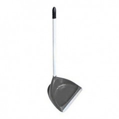 Pa Lixo c/Cabo Plástico Cor Azul - 1un