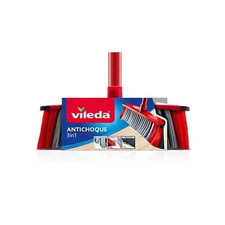 Vassoura Antichoque Vileda 3 EM 1 - 1un