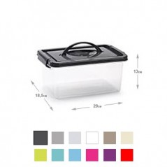 6un Caixa Plástico 29x18,5x13cm Sortida 4L